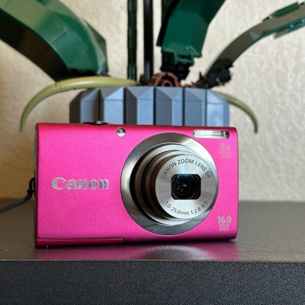 Canon PowerShot A2300 Digital Camera 16MP Compact Point & Shoot Zoom Lens Pink - Image 10