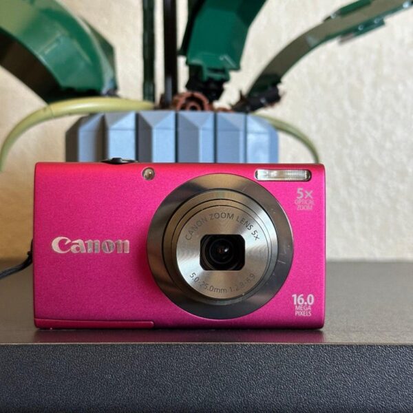 Canon PowerShot A2300 Digital Camera 16MP Compact Point & Shoot Zoom Lens Pink - Image 7