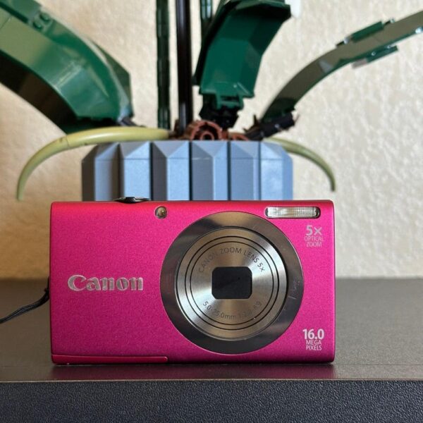 Canon PowerShot A2300 Digital Camera 16MP Compact Point & Shoot Zoom Lens Pink - Image 8