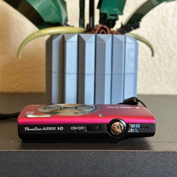 Canon PowerShot A2300 Digital Camera 16MP Compact Point & Shoot Zoom Lens Pink - Image 5
