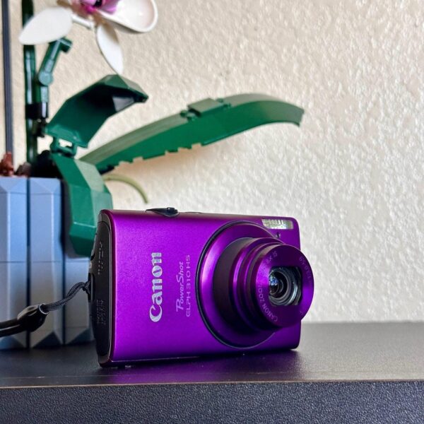 Canon PowerShot ELPH 310 HS Digital Camera Purple 12.1MP CMOS Compact Zoom Lens - Image 2