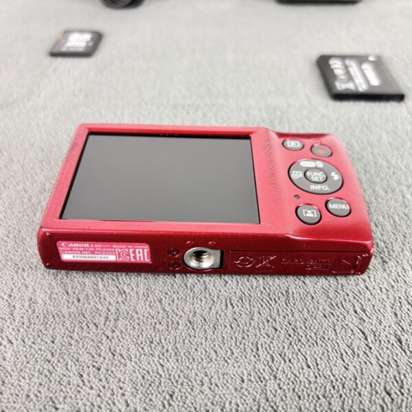 Canon IXUS 185 20MP 8x Optical Zoom Digital Compact Camera Kit - Red Y2K Digicam - Image 13