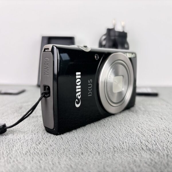 Canon IXUS 185 20MP 8x Zoom Digital Compact Camera Kit - Black Y2K Digicam - Image 4