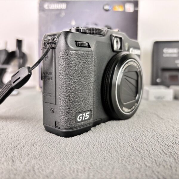 Canon PowerShot G15 12.1MP 5x Zoom HD 1080p Digital Compact Camera Boxed Kit - Image 4