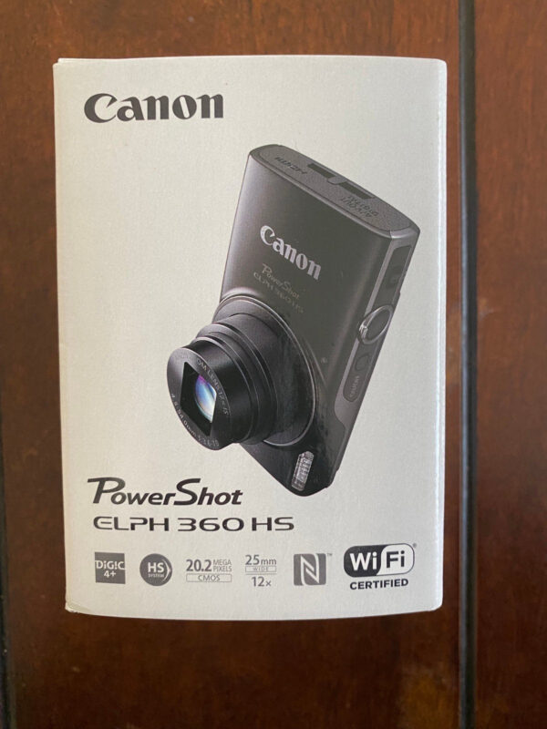 Canon PowerShot ELPH 360 HS 20.2 Megapixel Digital Camera Brand New SHIPS 1/13 - Image 2