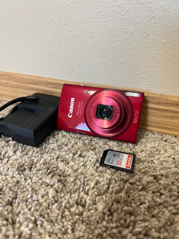 Canon PowerShot ELPH 190 IS Red Camera