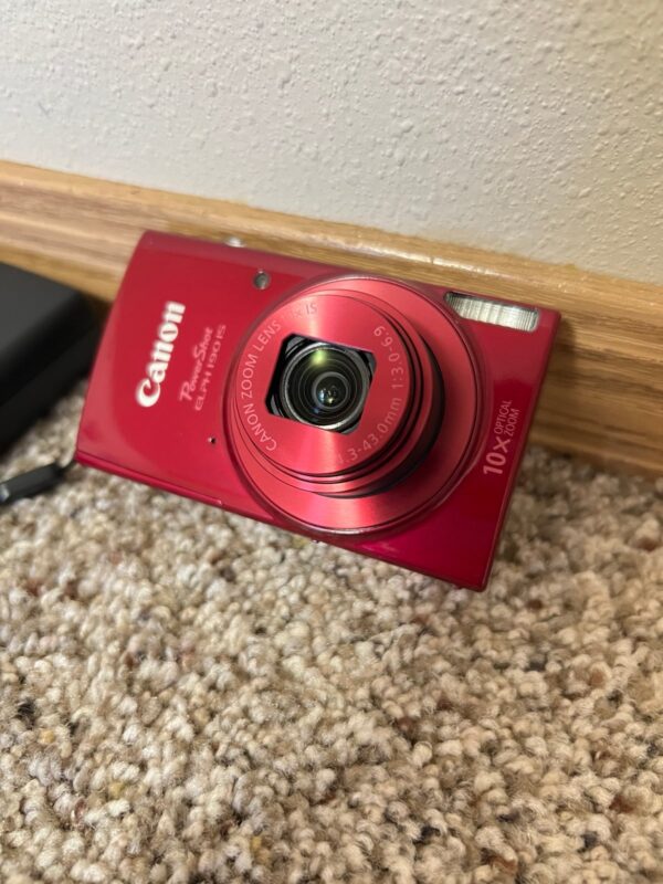 Canon PowerShot ELPH 190 IS Red Camera - Image 4