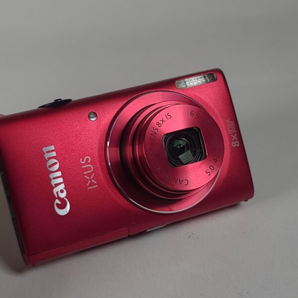 Canon IXUS 140 / ELPH 130 IS 8x 16.0MP Digital Camera Red Full Original Pack - Image 15