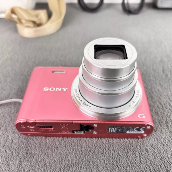 Sony Cybershot DSC-WX350 PINK 18.2MP 20x Zoom Digital Compact Camera Kit- - Image 17