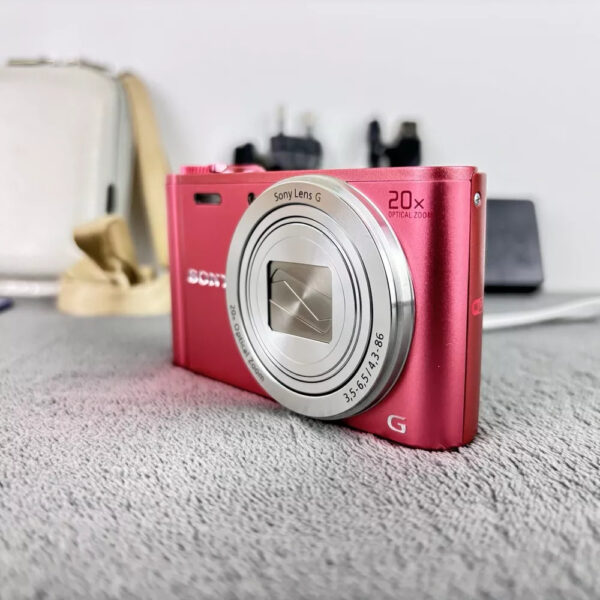 Sony Cybershot DSC-WX350 PINK 18.2MP 20x Zoom Digital Compact Camera Kit- - Image 10