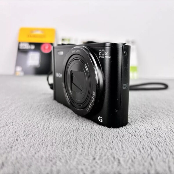 Sony Cyber-shot DSC-WX300 18.2 MP 20x Zoom Digital Compact Camera Black Set- - Image 10