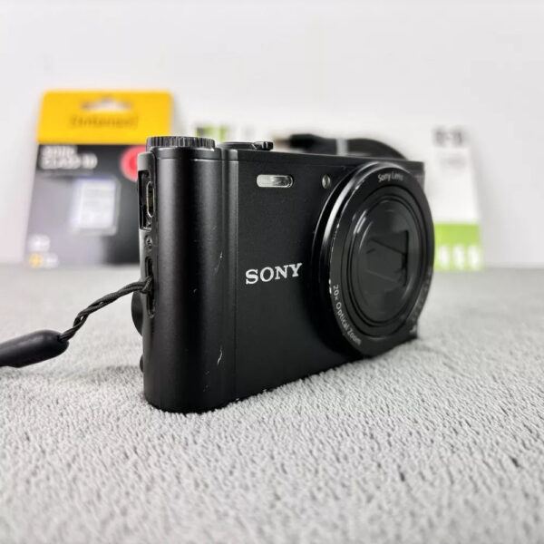 Sony Cyber-shot DSC-WX300 18.2 MP 20x Zoom Digital Compact Camera Black Set- - Image 4