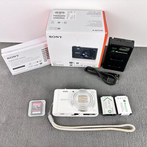 Sony Cyber-shot DSC-WX350 18.2MP 20x Zoom Digital Compact Camera Boxed Kit- - Image 2