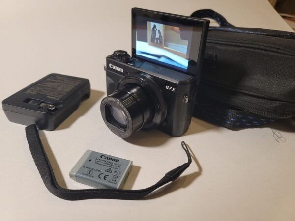 Original Canon PowerShot G7X Mark II with Accessories - Works & Looks Excellent! - Image 2