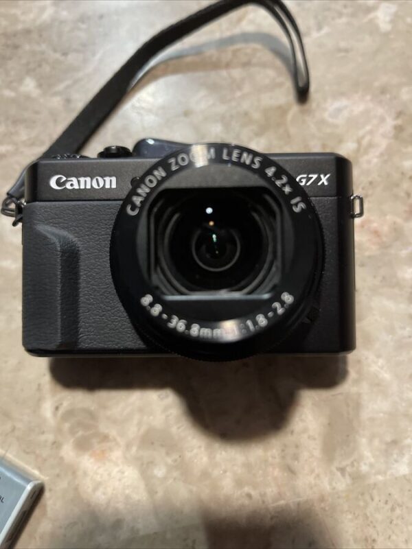 Canon PowerShot G7 X Mark II 20.1MP Compact Camera - Black Clean 128GB ✅m - Image 3