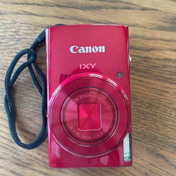 Canon IXY 190 PowerShot ELPH 190 IS Digital Camera Red - Image 2