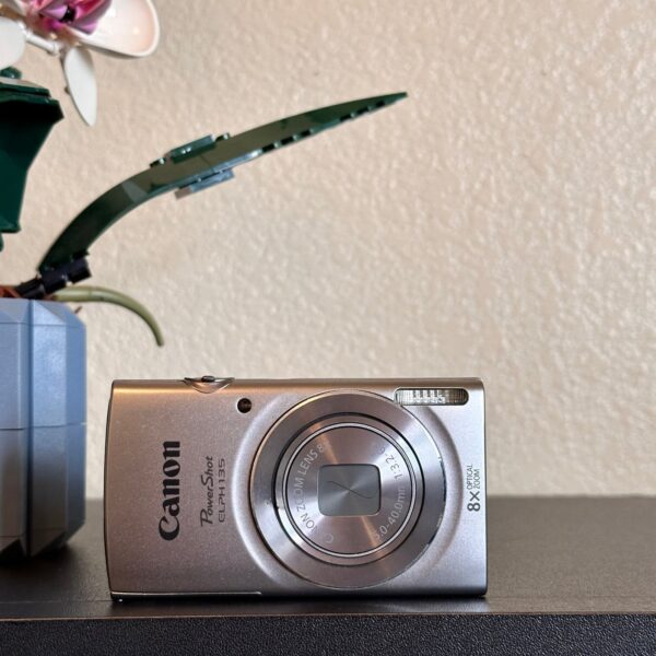 Canon PowerShot ELPH 135 Silver 16MP Compact Digital Camera Digicam Video - Image 3