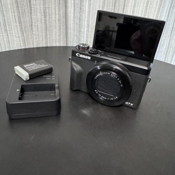 Canon PowerShot G7 X Mark III 20.2MP 4K Digital Camera 4.2x Optical Zoom Black