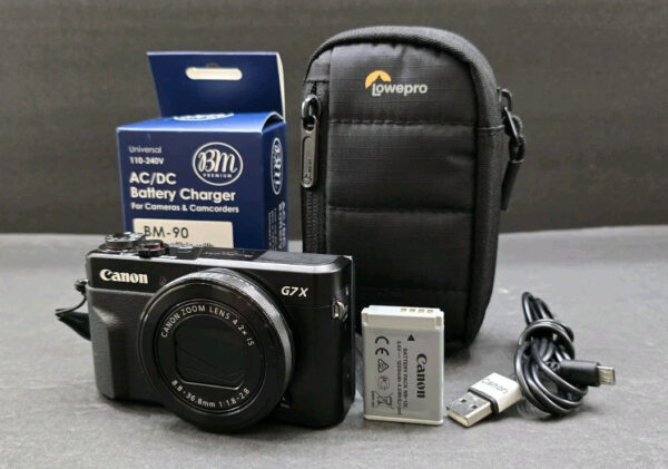 Canon - PowerShot G7 X Mark II 20.1-Megapixel Digital Video Camera - Black