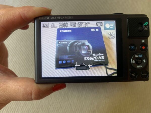 Canon Powershot SX620 HS Black Compact Digital Camera - Image 6