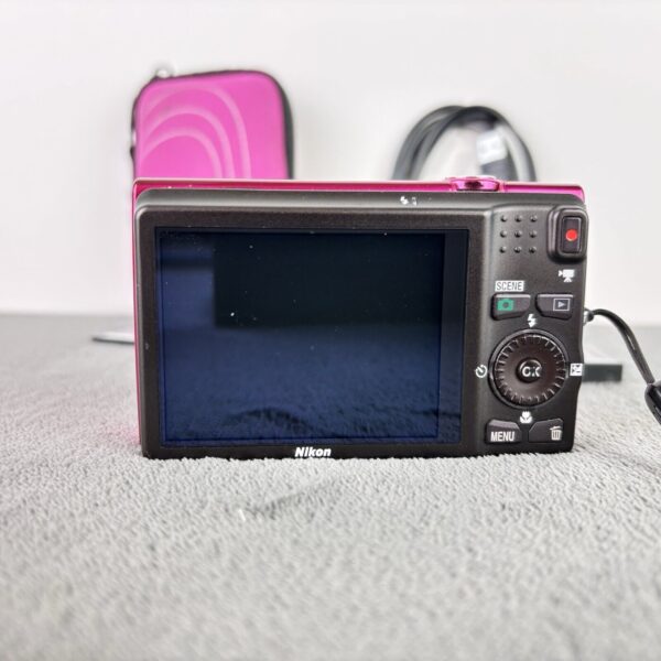 Nikon COOLPIX S6200 Pink 16.0 MP 10x Optical Zoom Digital Compact Camera Kit - Image 7