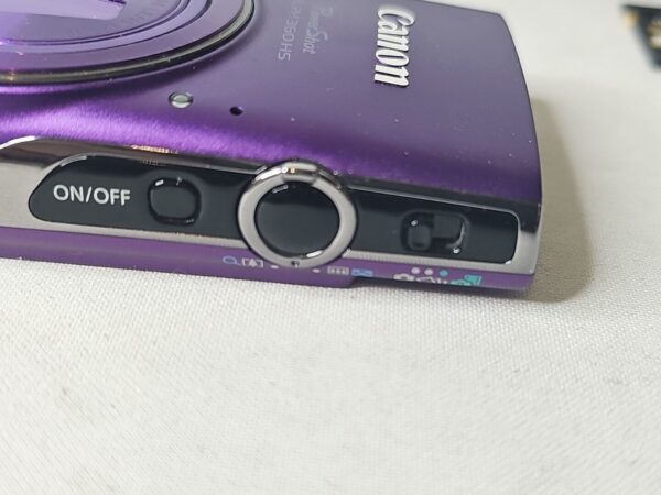 Canon PowerShot ELPH 360 HS 20.2 MP Digital Camera W/ SD Cards - Purple - Image 14
