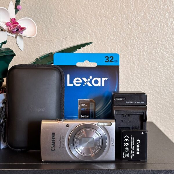 Canon PowerShot ELPH 135 Silver 16MP Compact Digital Camera Digicam Video - Image 2