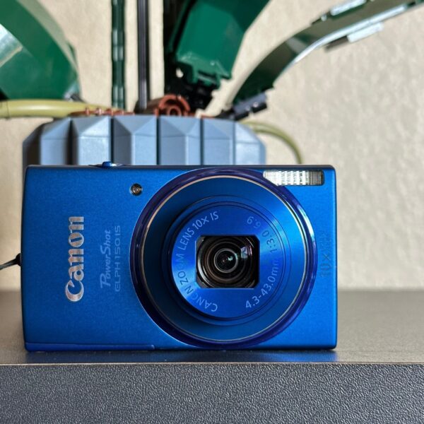 Canon ELPH 150 IS Powershot Digital Camera Blue 20MP Compact Point and Shoot - Image 2